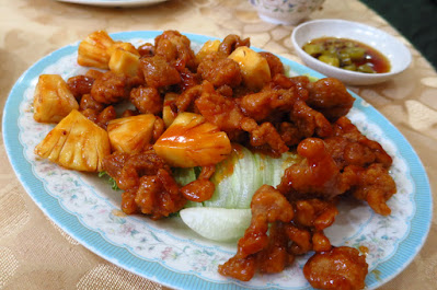 Lao You Ji Seafood Restaurant, pineapple chicken