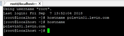 CentOS 6 設定hostname 修改主機名稱