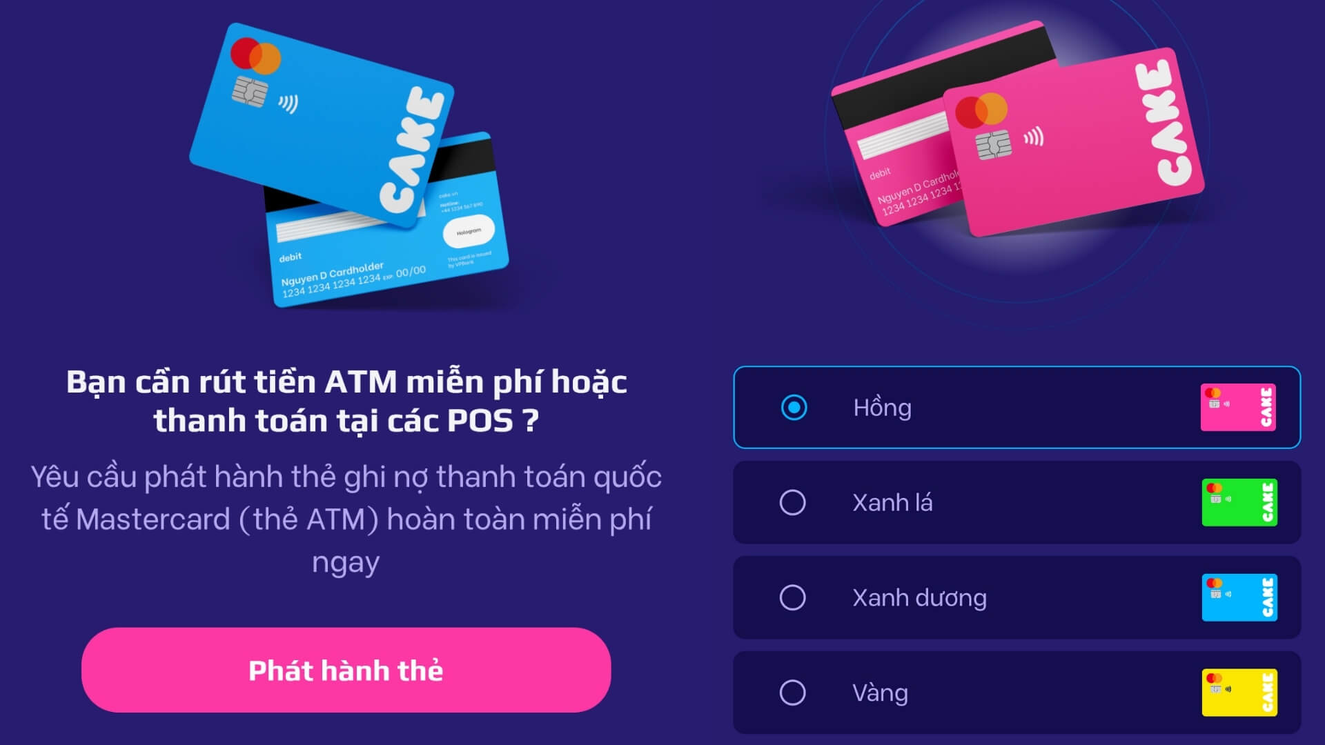 Trải nghiệm Cake by VPBank ngân hàng số miễn phí trọn đời