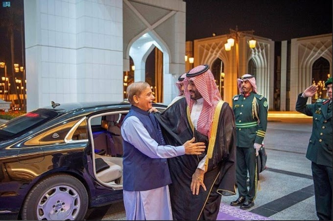 Crown Prince receives Pakistan PM, Senegalese president