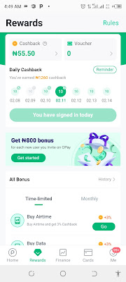 How To Earn & Spend Daily Rewards On Opay