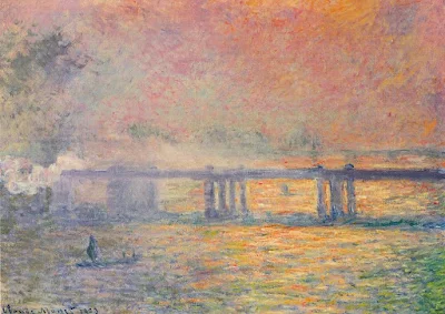 Charing Cross Bridge, London, 1899–1901, Saint Louis Art Museum painting Claude Monet