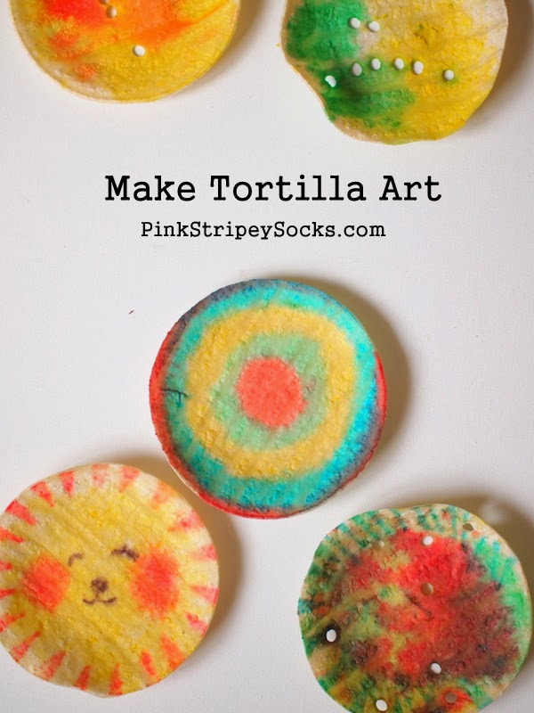 make tortilla artwork