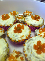 Zucchini Bread, Apricot Flowers