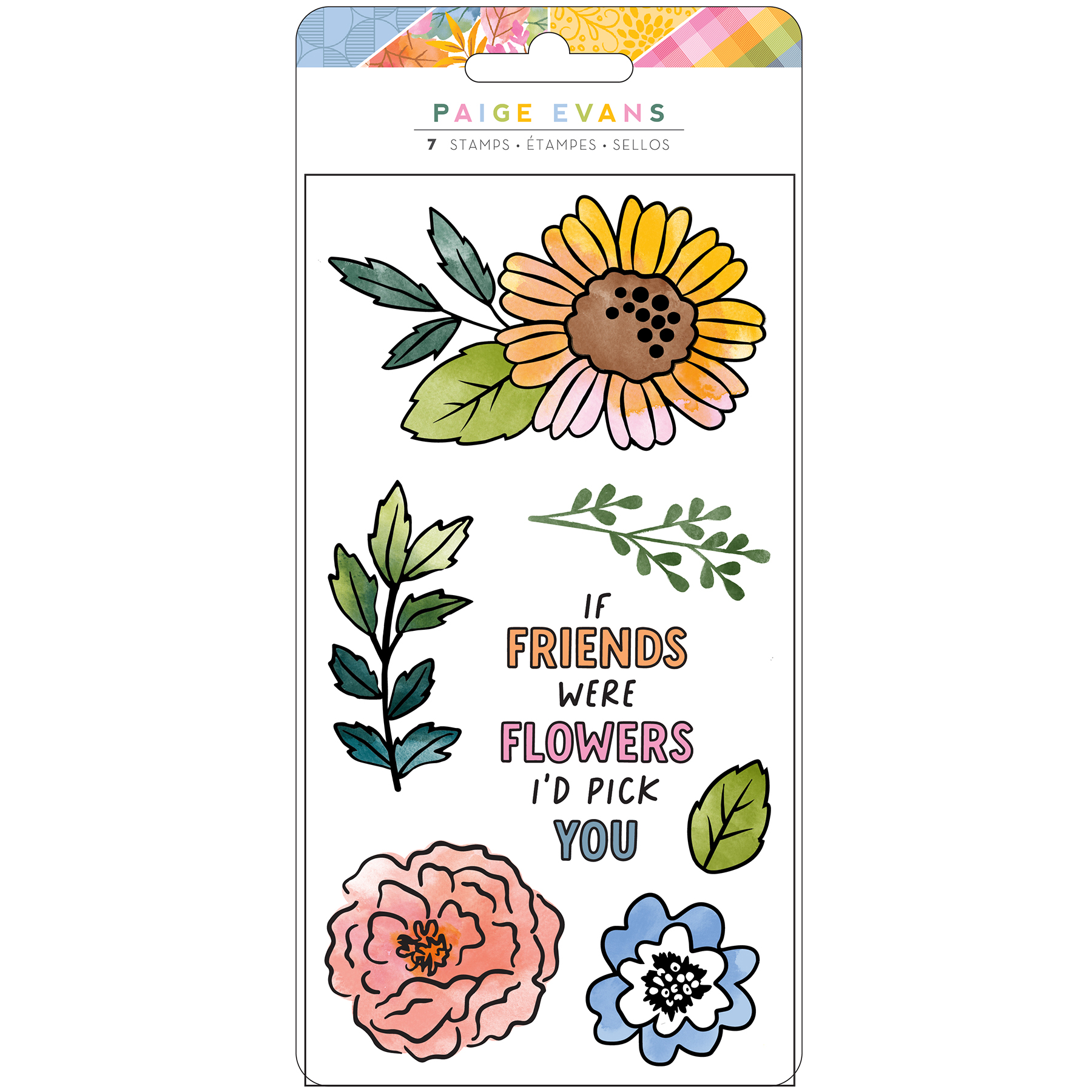 Flores Set 50 Sticker / Pegatinas Flores