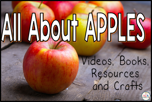 Apple videos, books, crafts and resources for kindergarten