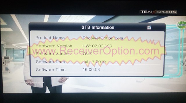 ALI3510C HW102.02.999 TEN SPORTS & CCCAM OK NEW UPDATE WITH STARSAT MENU