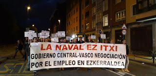 Manifestación en defensa de La Naval