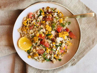 Ensalada de quinoa y pollo