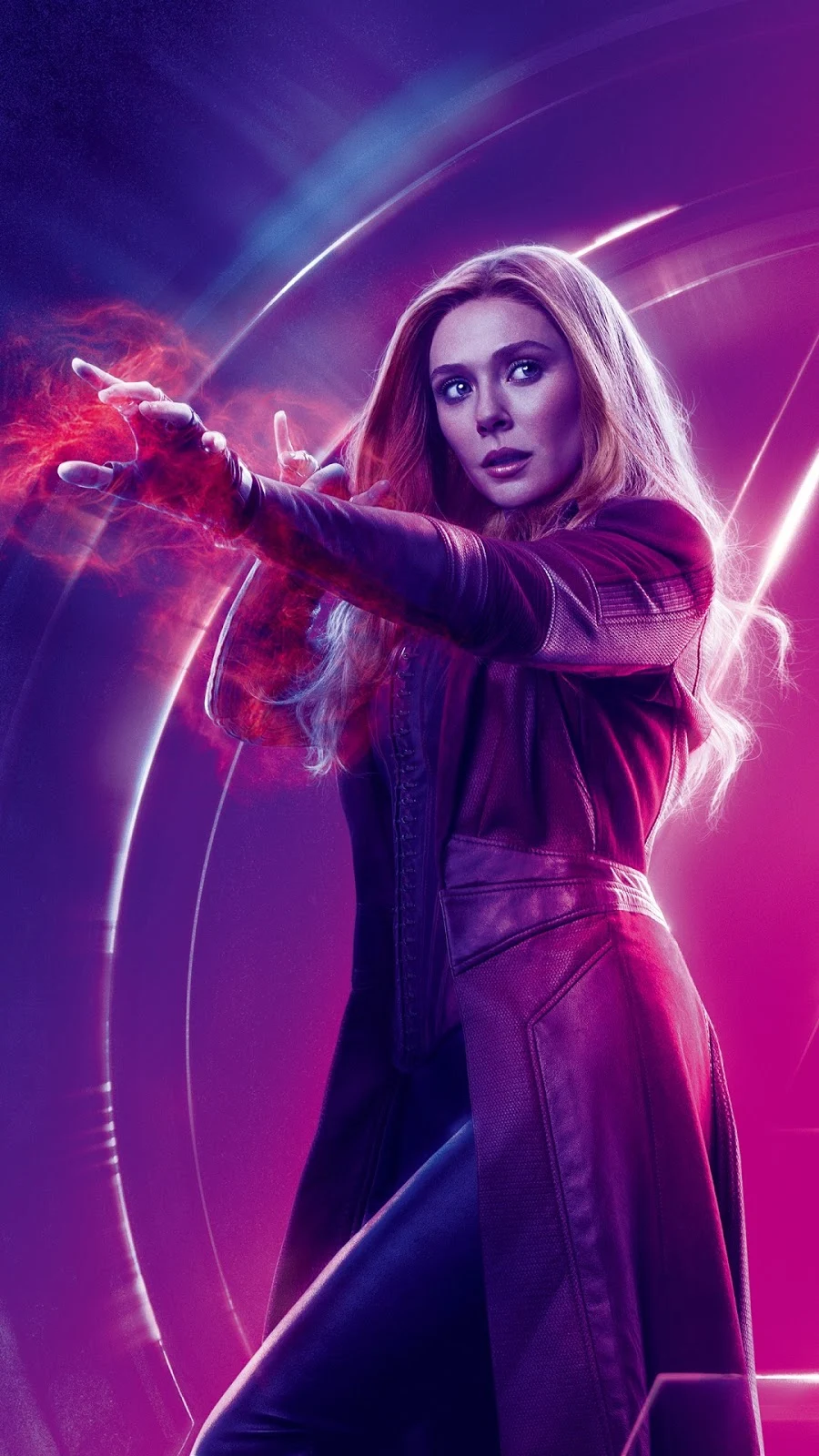 Avengers Infinity War Scarlet Witch  Elizabeth Olsen Movie wallpaper.