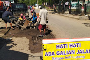 Satga Anti Lubang Mulai Bekerja, Kabag Humas : Insya Allah Jalan di Sengkang Bebas Lubang
