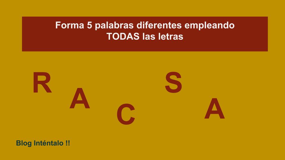 Retos mentales. Ejercita tu mente! ~ Inténtalo