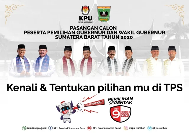 Infografis: Visi Misi Pasangan Calon Gubernur dan Wakil Gubernur Provinsi Sumatera Barat