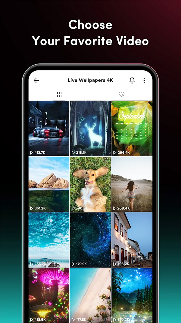 TickTock-TikTok Live Wallpaper - App biến video TikTok thành hình nền động a2