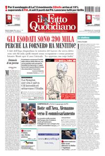 Il Fatto Quotidiano del 12 Giugno 2012 | ISSN 2037-089X | TRUE PDF | Quotidiano | Cronaca | Politica
Il quotidiano è edito dal 23 settembre 2009. L'uscita del giornale è stata preceduta da una lunga fase preparatoria iniziata il 28 maggio 2009 con l'annuncio del nuovo quotidiano dato sul blog voglioscendere.it da Marco Travaglio.
Il nome della testata è stato scelto in memoria del giornalista Enzo Biagi, conduttore del programma televisivo Il Fatto, mentre il logo del bambino con il megafono si ispira al quotidiano La Voce, in omaggio al suo fondatore Indro Montanelli.
L'editore ha manifestato la volontà di rinunciare ai fondi del finanziamento pubblico per l'editoria e di sovvenzionarsi soltanto con i proventi della pubblicità e delle vendite, e di usufruire solo delle tariffe postali agevolate per i prodotti editoriali sino alla loro abrogazione nell'aprile 2010.