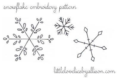 Stitching: Snowflake Pattern