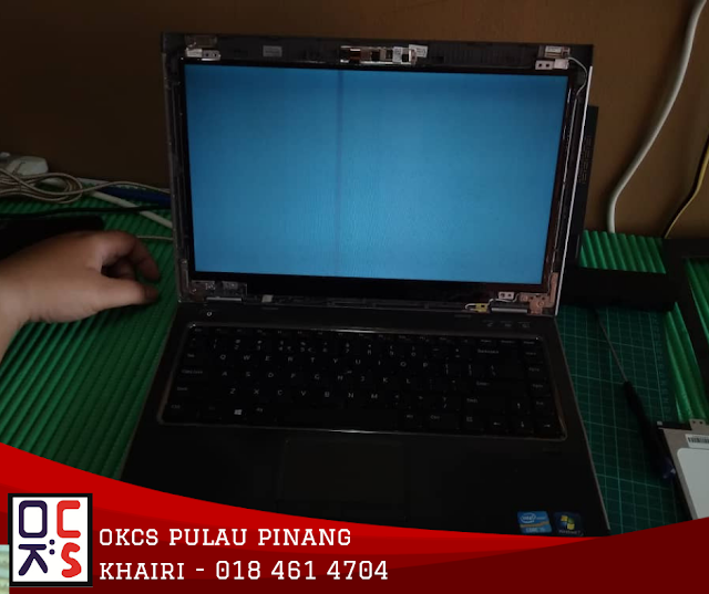 SOLVED : KEDAI REPAIR LAPTOP BAYAN BARU | MASALAH SKRIN BERGARIS LAPTOP DELL VOSTRO 3460