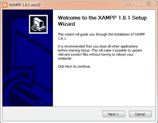 Cara menginstall Xampp : Langkah 2