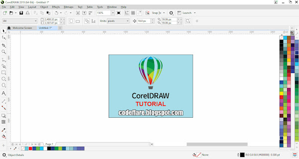 Membuat Gambar Ilustrasi Artikel Blog Menggunakan CorelDraw CodeFlare