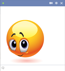 So Shy Facebook Emoticon