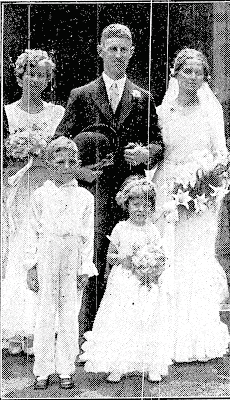 Wedding of A T Howie & E L Seamer  NZ Herald Volume LXVIII,  Issue 21069, 31 December 1931