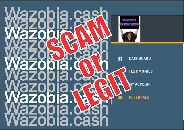 Wazobia Cash Investment Login & Registration (Wazobia.cash) SCAM OR LIGIT? WHY YOU SHOULD JOIN