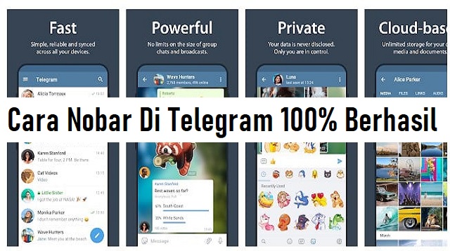 Cara Nobar Di Telegram