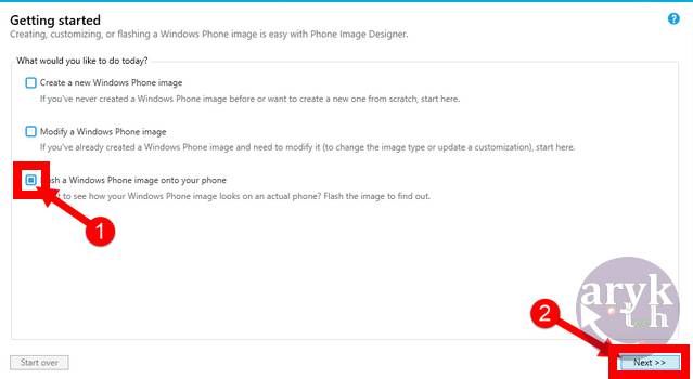 flash unbrick upgrade windows phone with WPID Tool -Setp 7