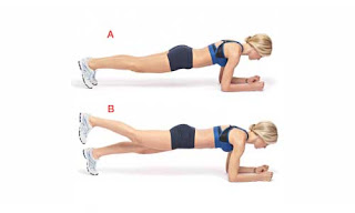 Single leg raised push up