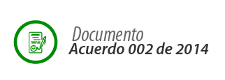 Acuerdo 002 de 2014