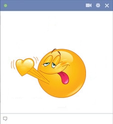 Facebook Smiley In Love