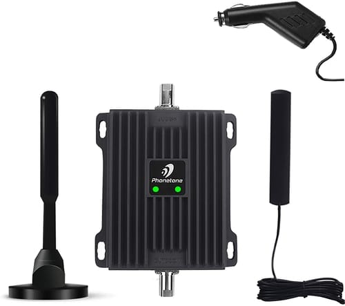 Phontone Cell Phone Signal Booster for Car SUV and Truck