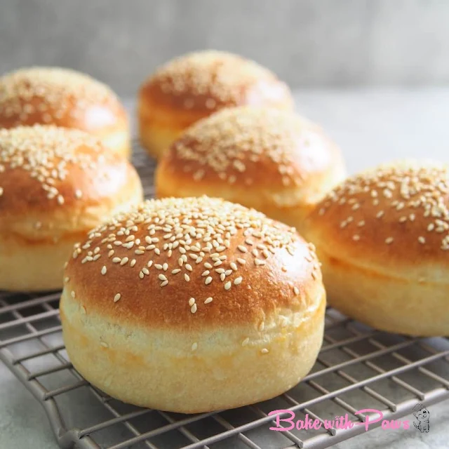 Sourdough Potato Burger Buns