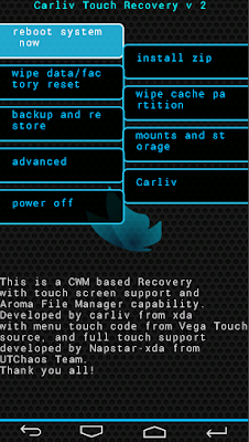 Carliv Touch Recovery