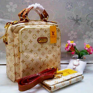 Tas LV terbaru LV Zoe 30x27 Mono Cream Damier Mono Grosir Harga Murah