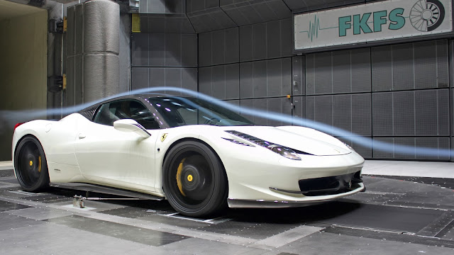 White Ferrari 458 Novitec Rosso