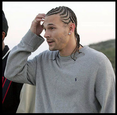 mullett hairstyle. cornrows mullet hairstyle.