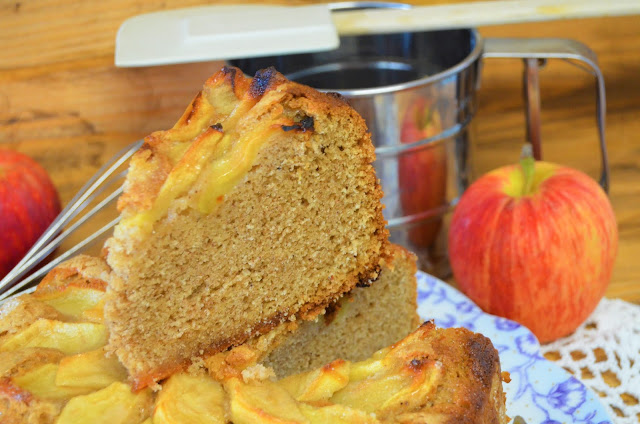 Las delicias de Mayte, bizcocho de manzana fácil, bizcocho de manzana especiado, bizcocho de manzana esponjoso, bizcocho de manzana y canela, bizcocho de manzana especiado (receta de otoño), bizcocho de manzana