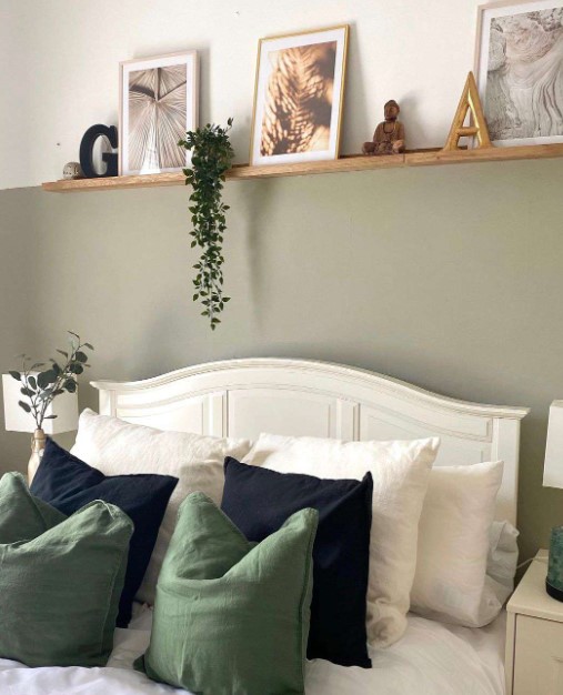 bedding to match sage green walls