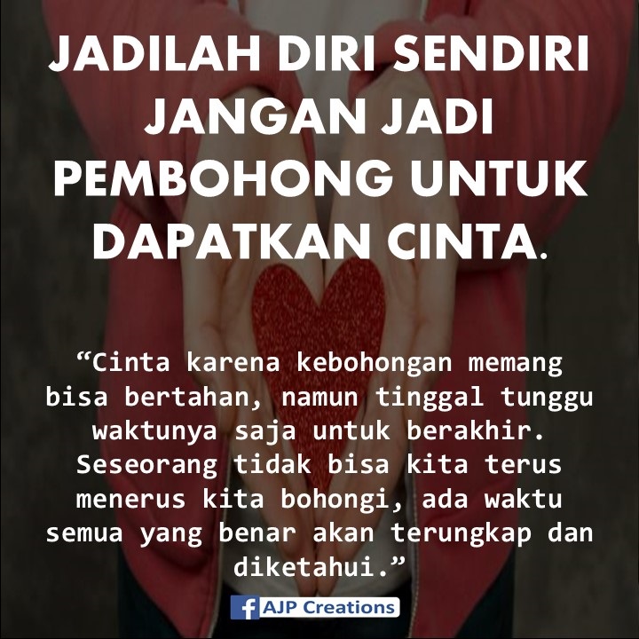 Kata-Kata Sindiran Jangan Jadi Pembohong Untuk Dapatkan 