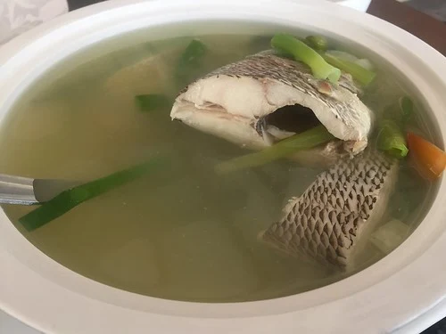 Fish tinola in Bantayan Island