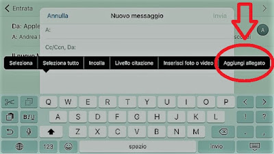 Come allegare file su iPhone e iPad: TUTORIAL