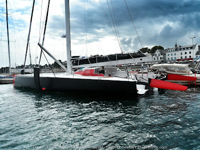 L'IMOCA à poste à La Trinité sur Mer