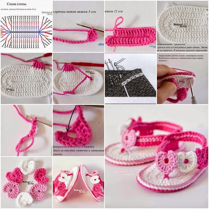 Î Î»Î­Î¾Î¹Î¼Î¿ Î¼Îµ Î’ÎµÎ»Î¿Î½Î¬ÎºÎ¹: Adorable Crochet Baby Sandals ...