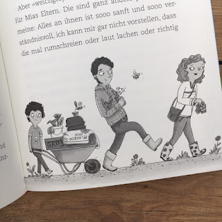 „Was geht im Beet?“ von Christoph Schöne, illustriert von Tessa Rath, Ueberreuther Verlag, Kinderbuch ab 8 Jahren, Rezension von Kinderbuchblog Familienbücherei