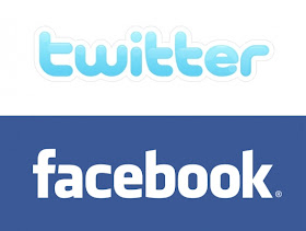 twitter facebook logo