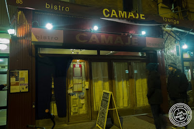 image of Dark Dining Projects - blindfolded dinner at Camaje bistro in Greenwich Village, NYC, New York