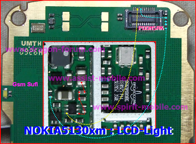 Nokia 5130 LCD light Hardware Problem solution