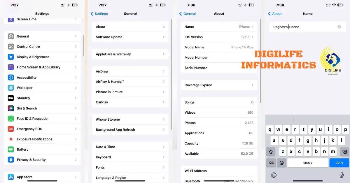How to Modify the Name of AirDrop on an iPhone, iPad, or Mac