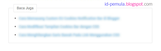 Cara Memasang Artikel Terkait di Tengah Posting Blog